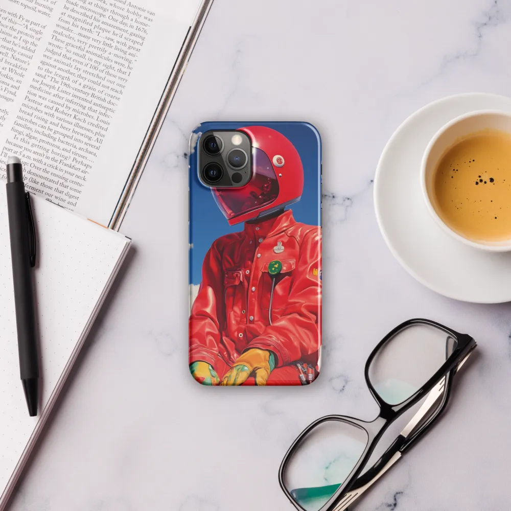 Astronaut in Crimson | Phone Case |  12 Pro | Snap Case | Glossy