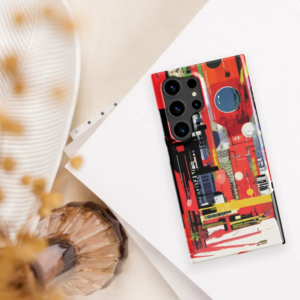 Urban Echoes: A Futuristic Reverie | Phone Case |  S24 Ultra | Snap Case | Glossy