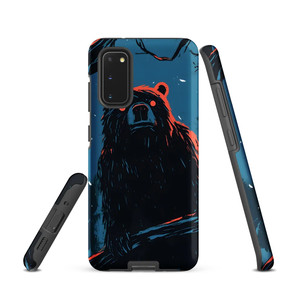 Eerie Majesty: A Bear in the Night