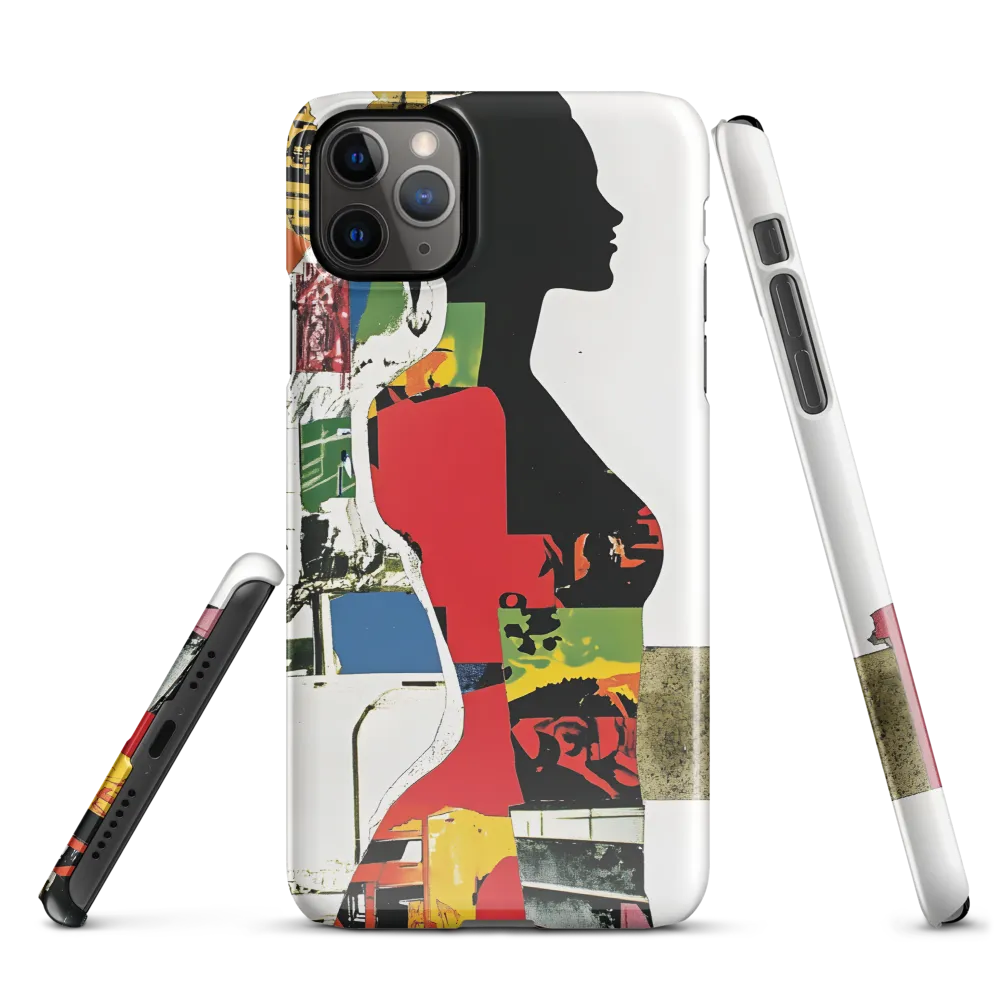 Collage of Colors: A Silhouette's Story | Phone Case |  11 Pro Max | Snap Case | Glossy