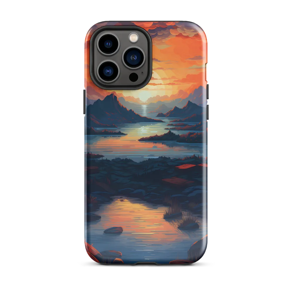 Ethereal Evening: A Digital Dusk