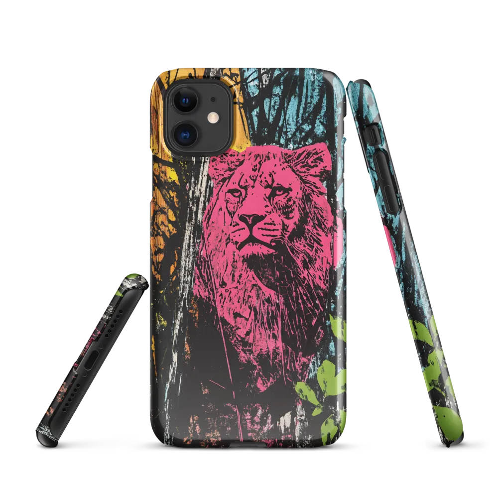 Fierce Vibrance: The Pink Lion