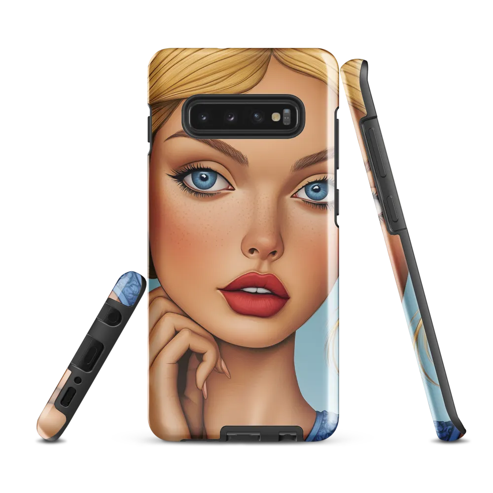 Serenity in Blue | Phone Case |  S10 Plus | Tough Case | Glossy