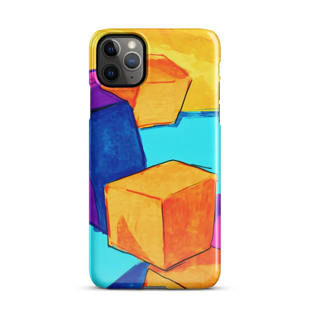 Playful Cubes in Vibrant Harmony | Phone Case |  11 Pro Max | Snap Case | Glossy