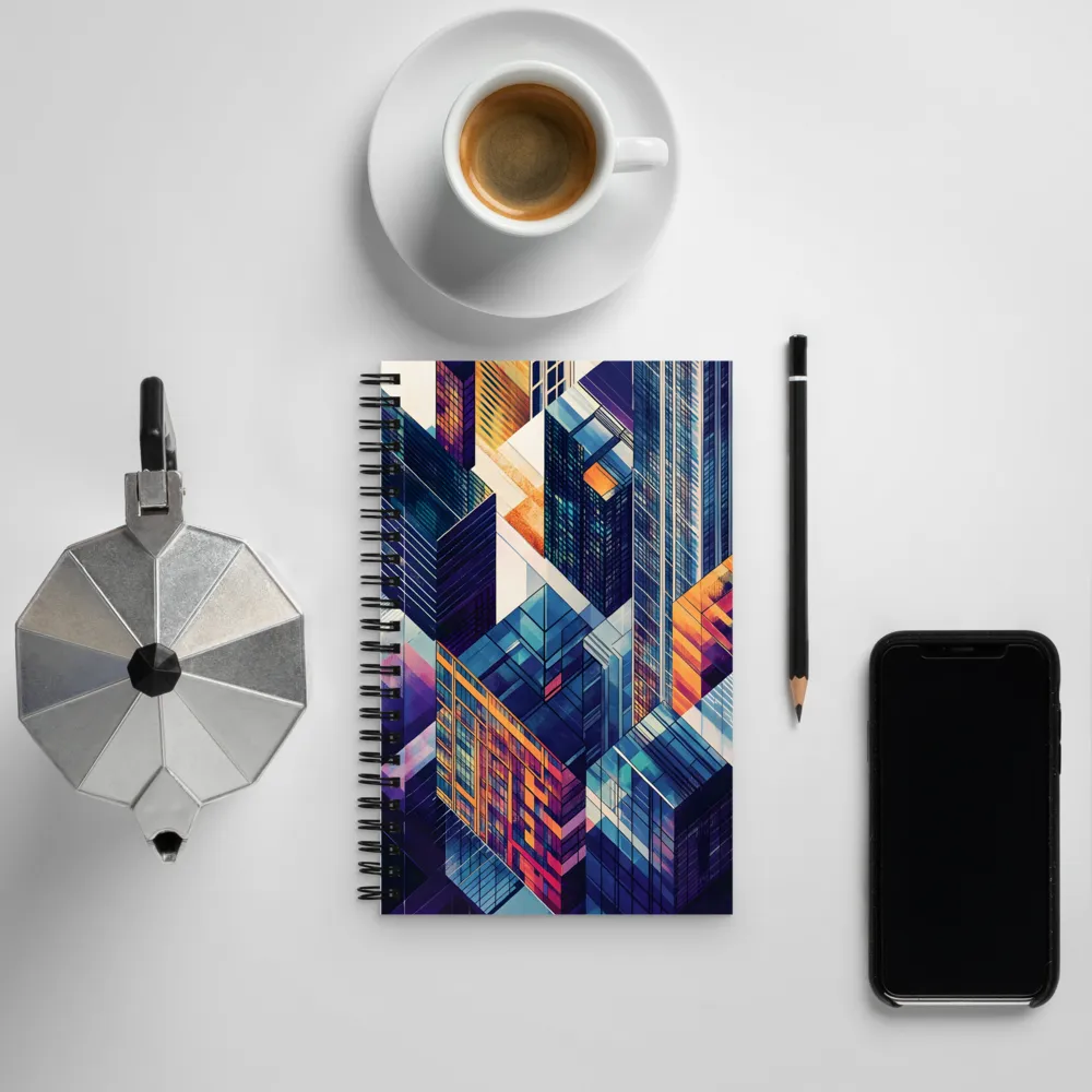 Urban Kaleidoscope | Spiral Notebook