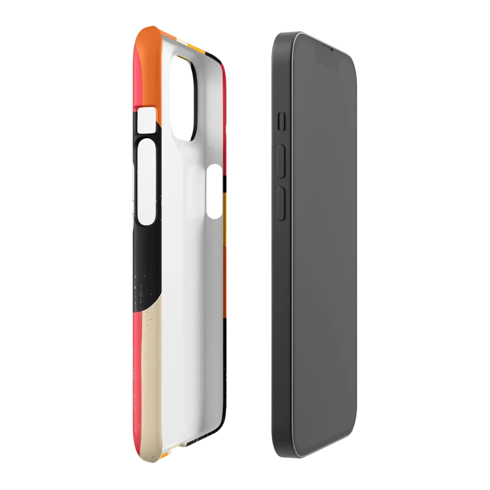 Colorful Curves: Numbers in Harmony | Phone Case |  14 | Snap Case | Glossy
