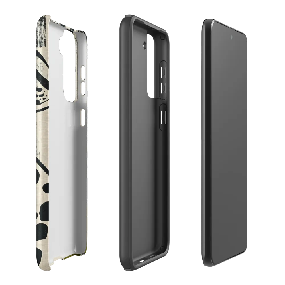 Leopard in Silhouette: A Modern Appeal | Phone Case |  S21 Plus | Tough Case | Matte