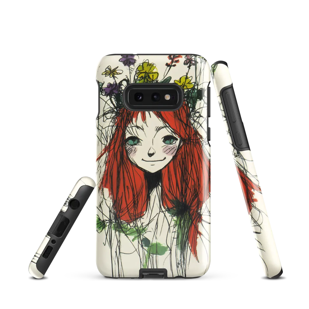 Whimsical Floral Portrait