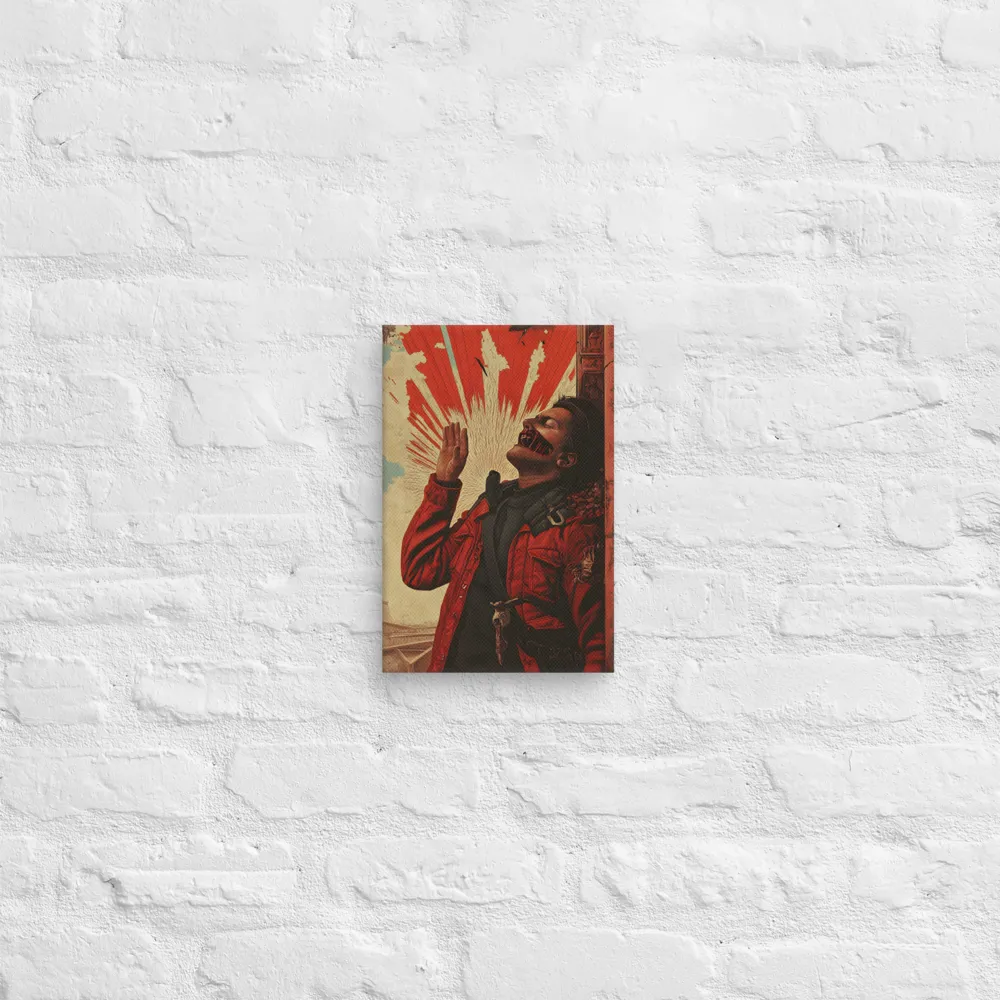 Defiant Echoes of Ruin | Canvas | 8″×12″