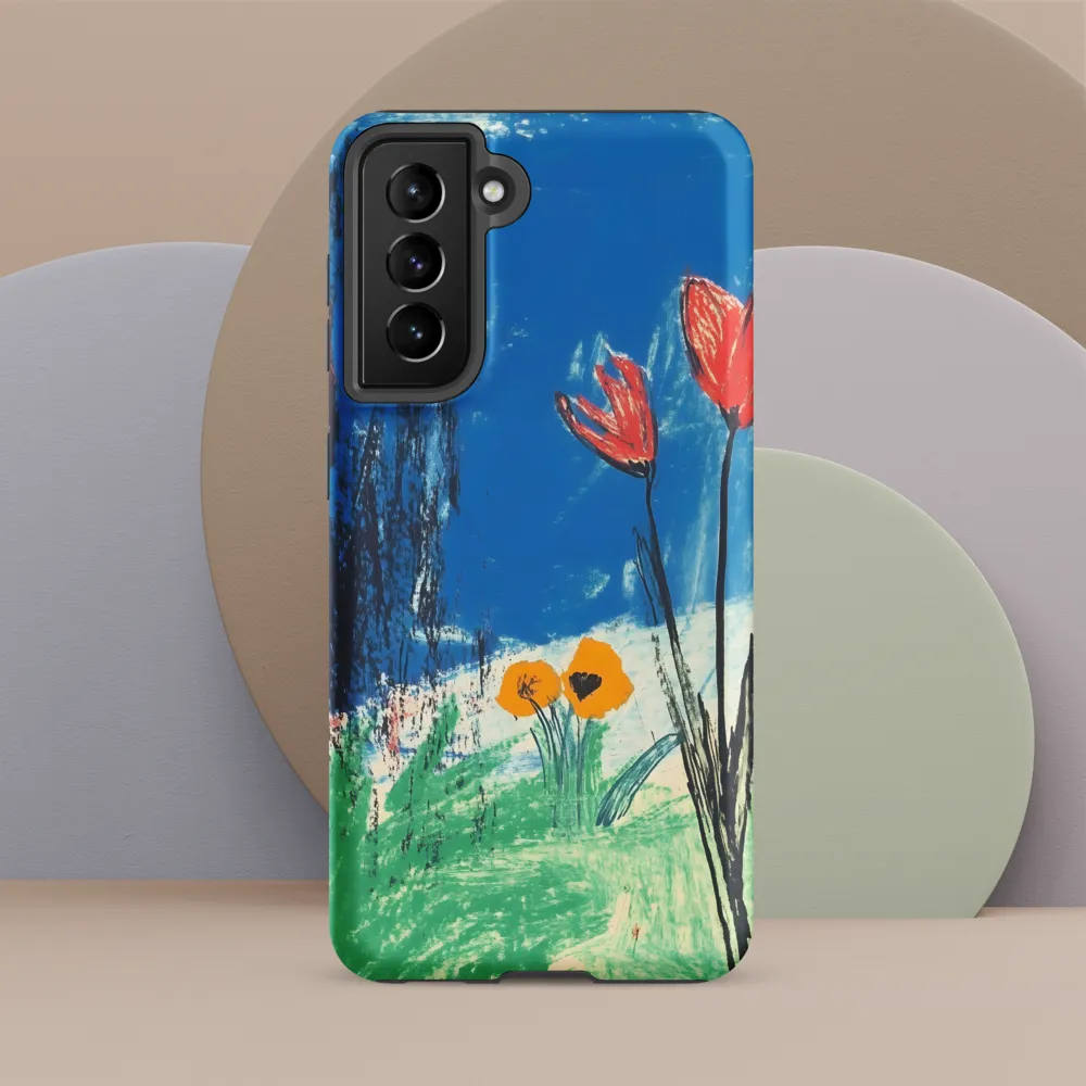 Joyful Blossoms in Blue