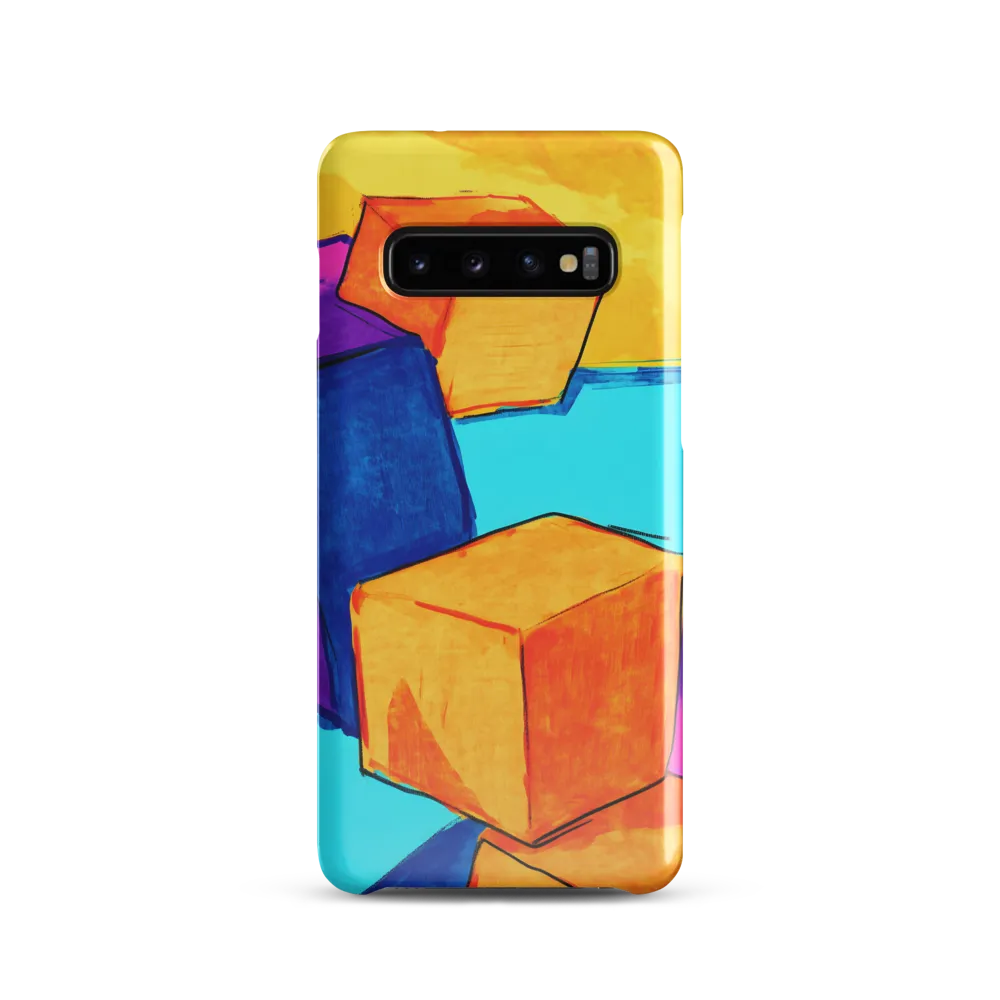 Playful Cubes in Vibrant Harmony