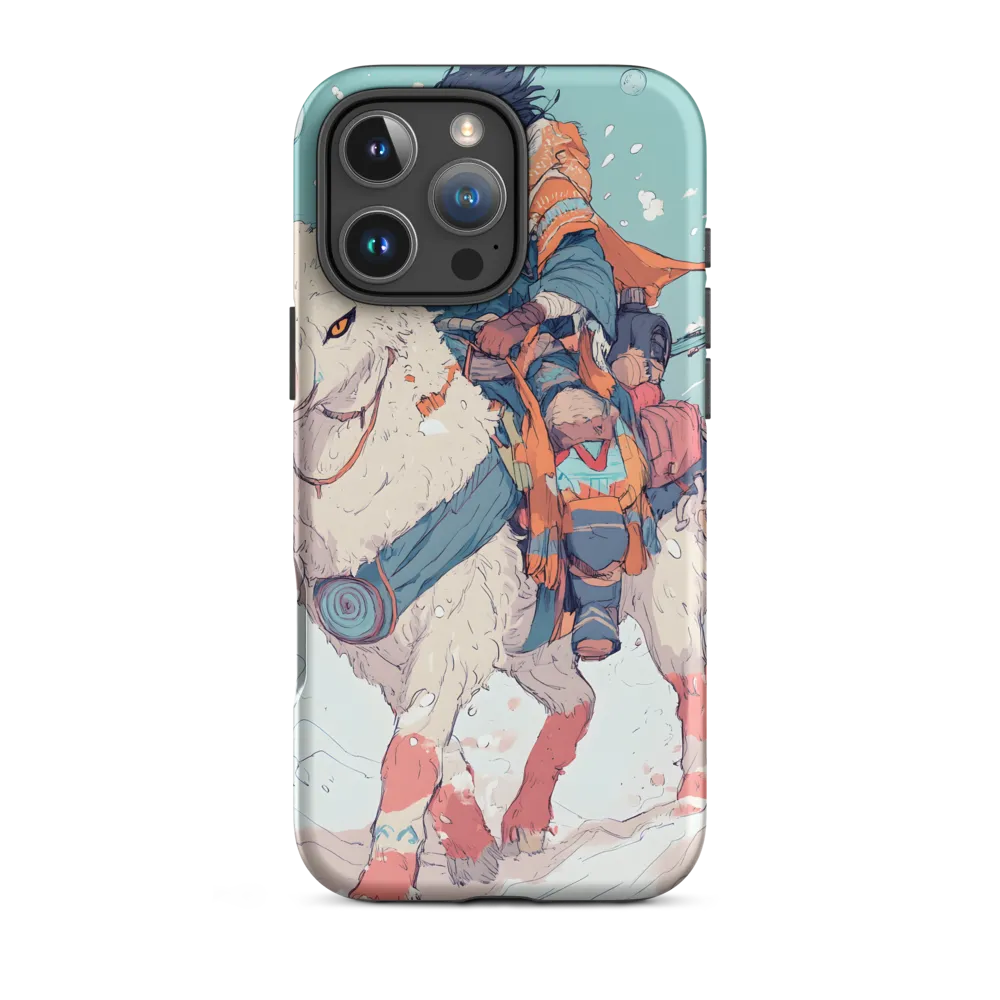 Traveler on a White Beast