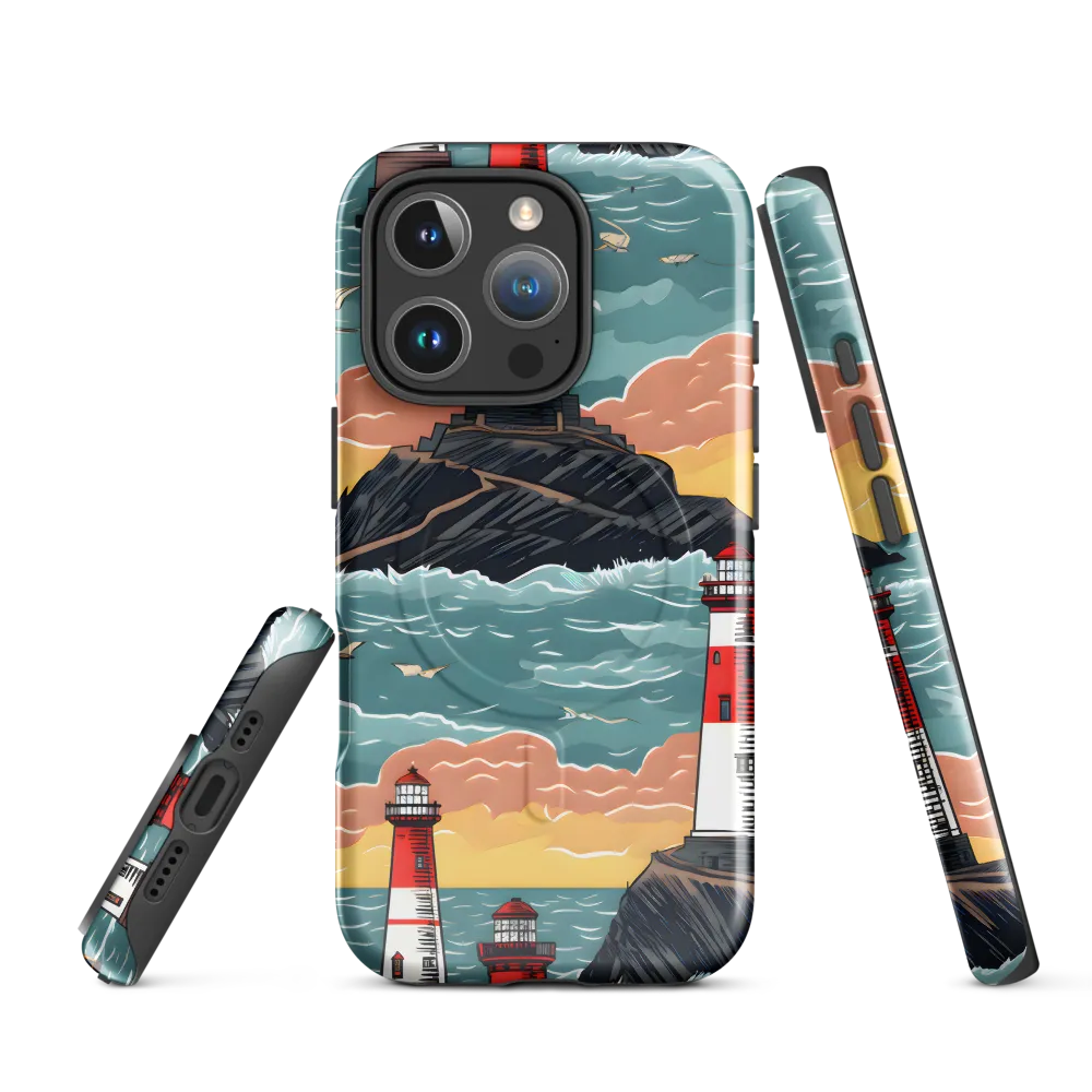 Lighthouses in a Whimsical Ocean