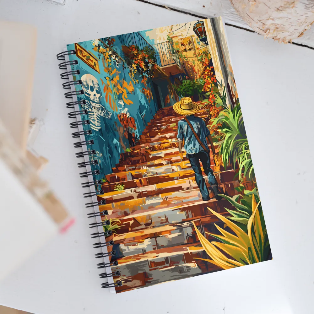 Steps to Adventure | Spiral Notebook