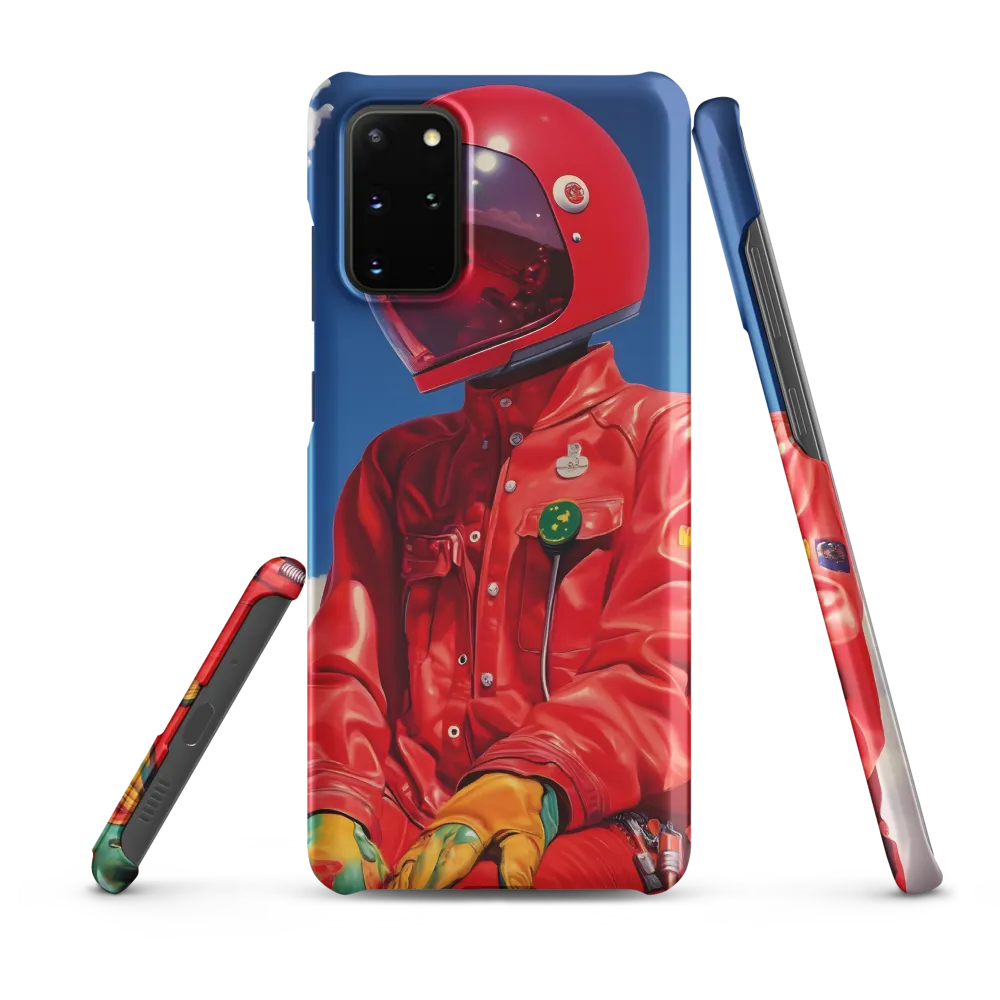 Astronaut in Crimson