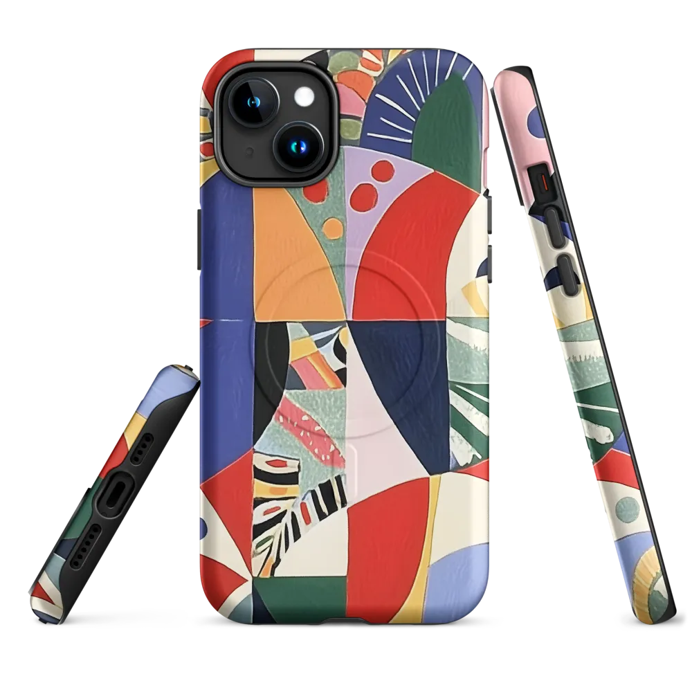 Dynamic Mosaic Symmetry | Phone Case |  15 Plus | MagSafe® Tough Case | Matte