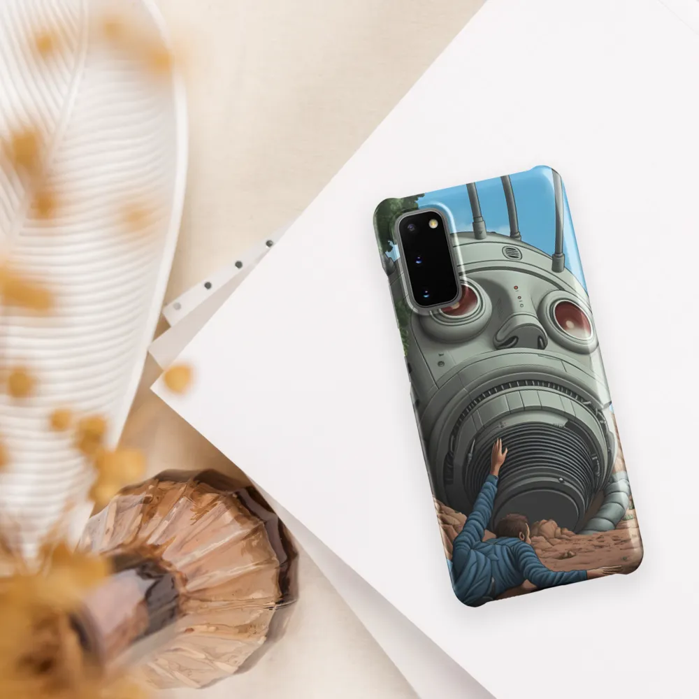 The Descent into Technological Abyss | Phone Case |  S20 | Snap Case | Matte