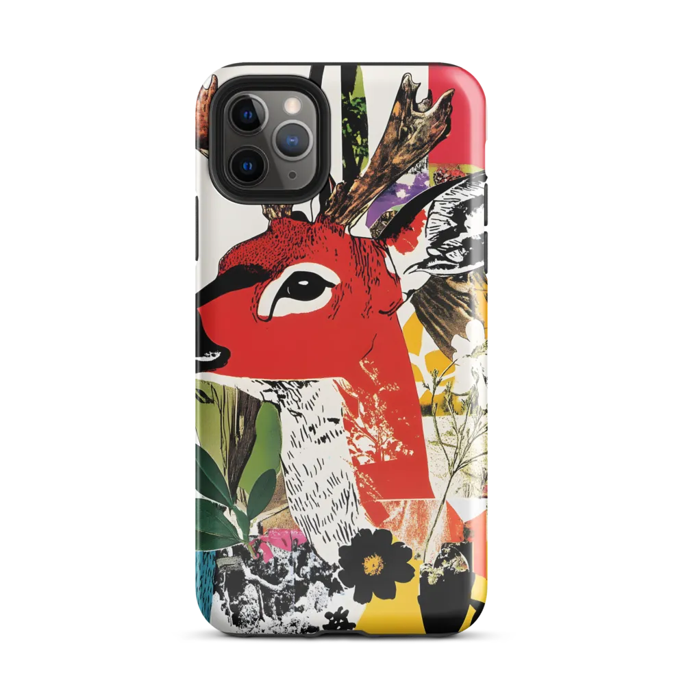 Vibrant Harmony: The Deer in Nature | Phone Case |  11 Pro Max | Tough Case | Glossy