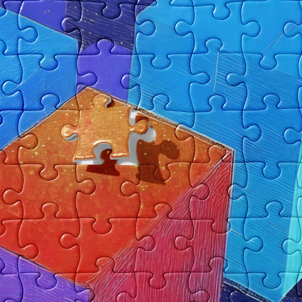 Geometric Dreamscape | Jigsaw Puzzle | 520 pieces