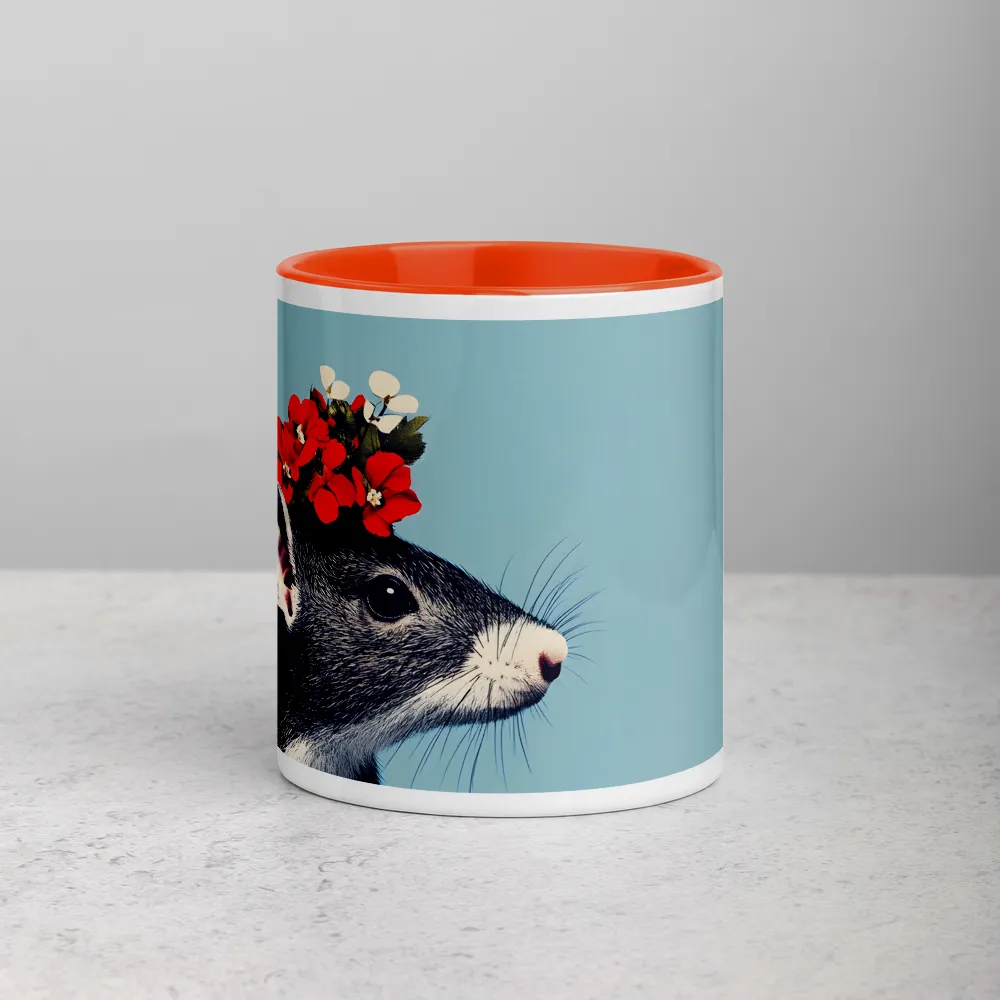 Whimsical Flora: A Mouse's Floral Crown