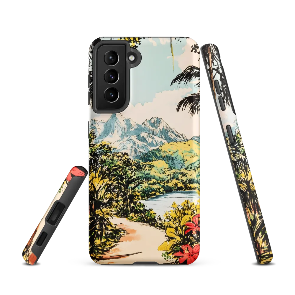 Tropical Serenity | Phone Case |  S21 | Tough Case | Matte