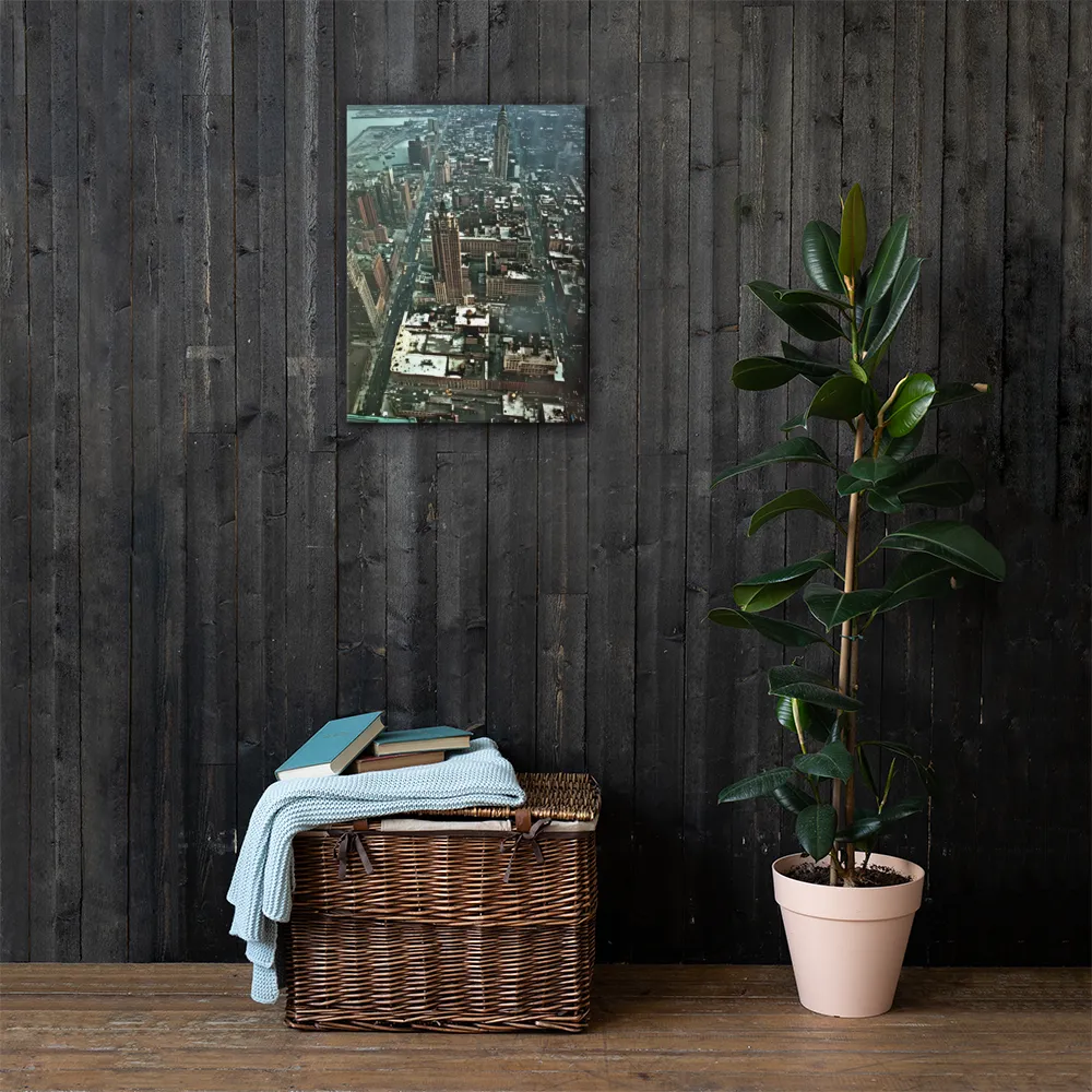 Aerial Symphony of Urban Life | Canvas | 18″×24″