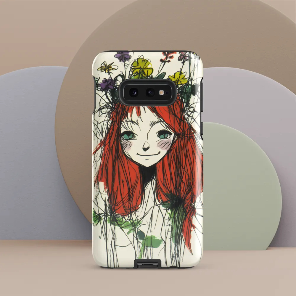 Whimsical Floral Portrait