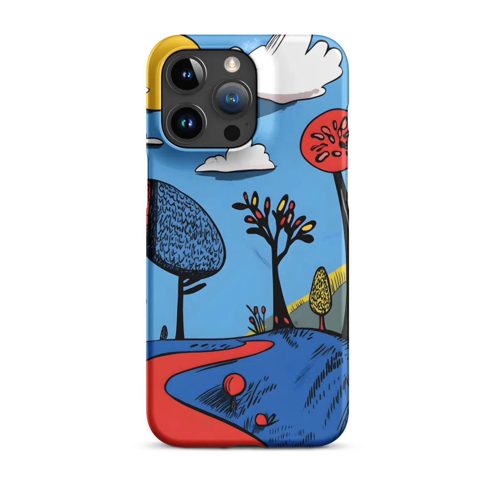 Whimsical Pathways Through a Colorful Landscape