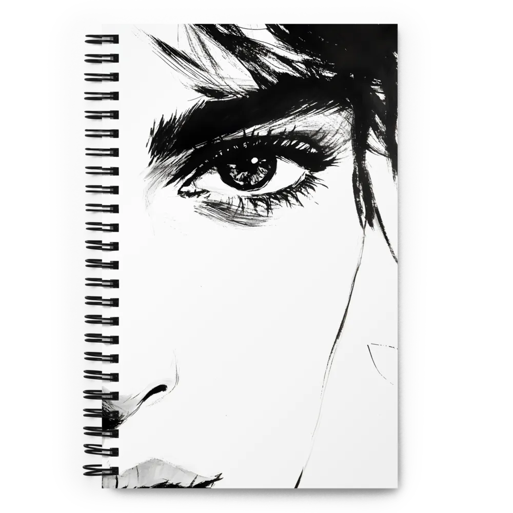 Gaze of Intensity | Spiral Notebook