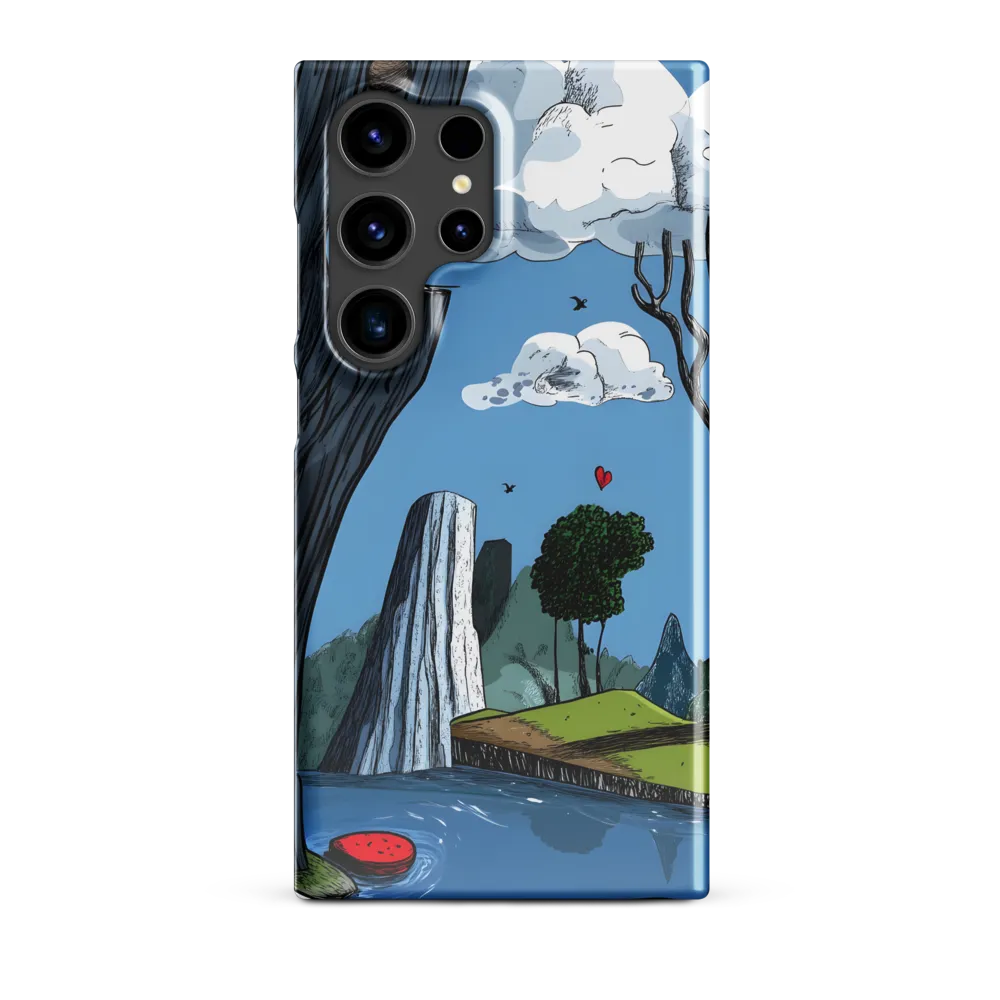 Whimsical Cliffside Reflections