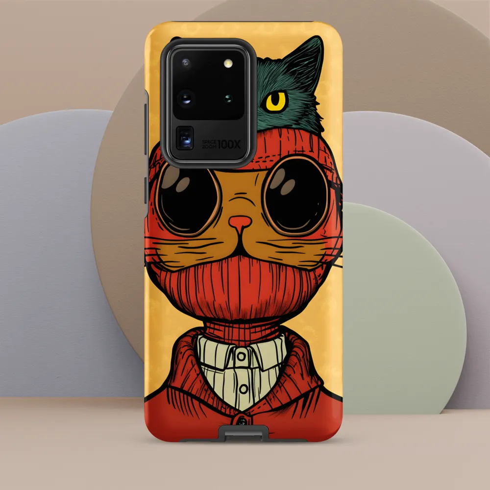 Whimsical Fusion: Cat and Human