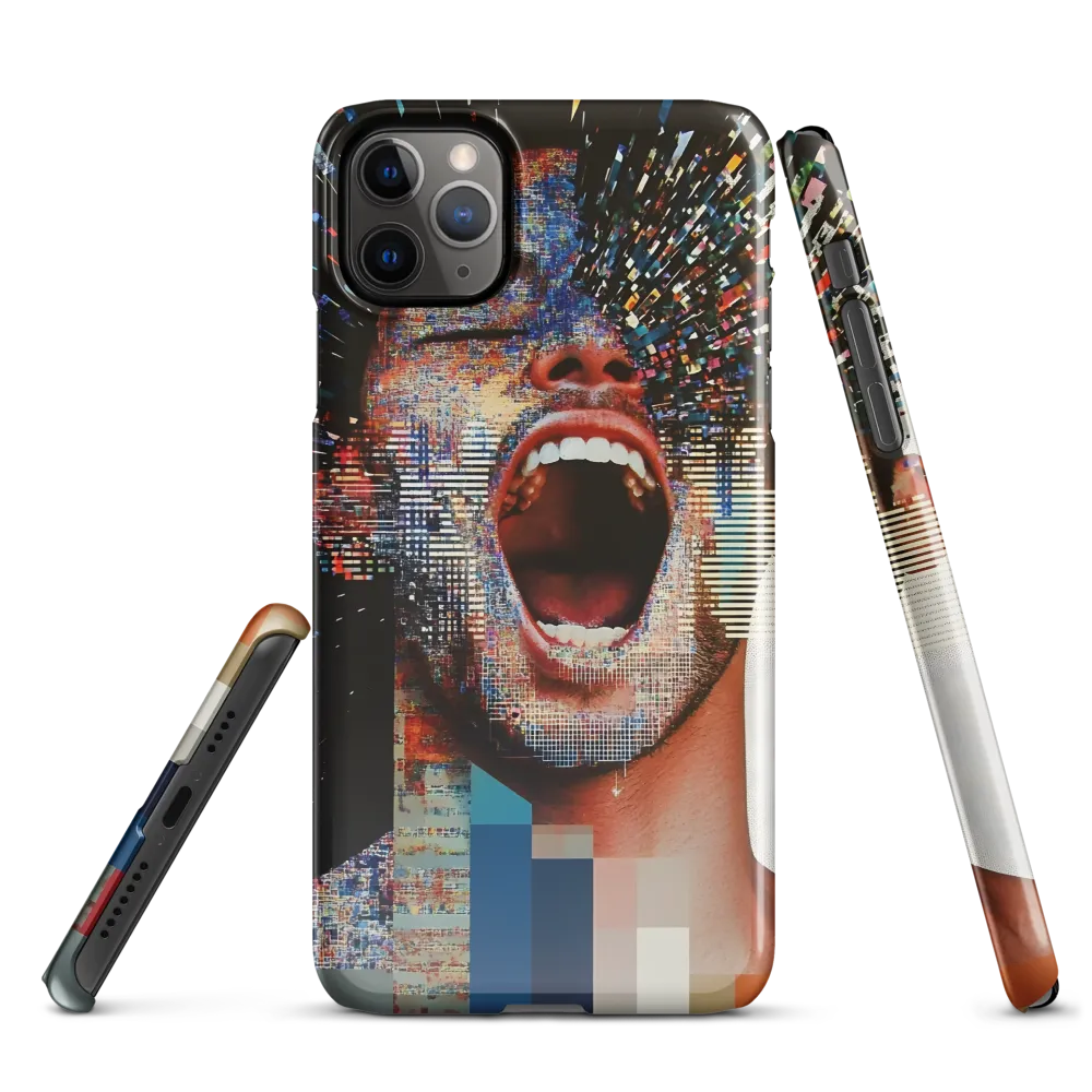 Eruptive Expression | Phone Case |  11 Pro Max | Snap Case | Glossy