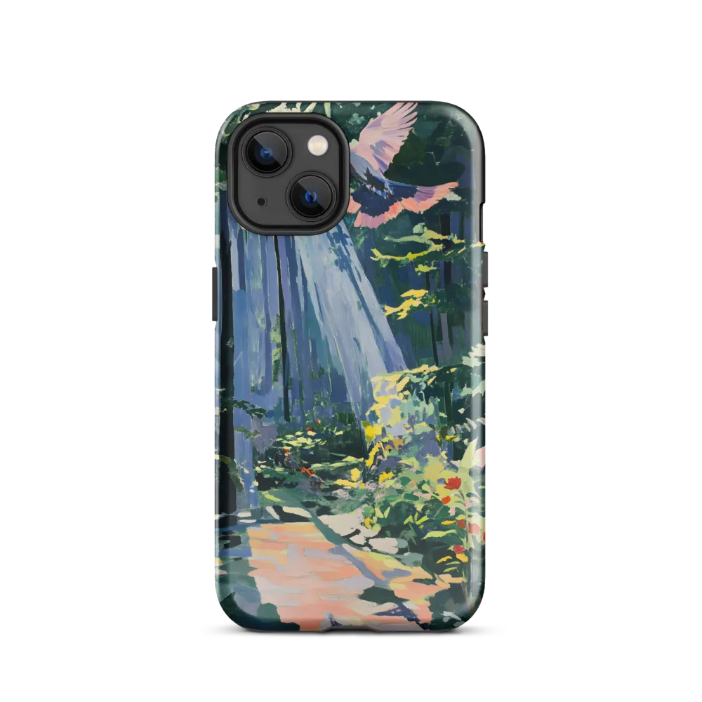 Flight of Light: A Serene Forest | Phone Case |  13 | Tough Case | Glossy