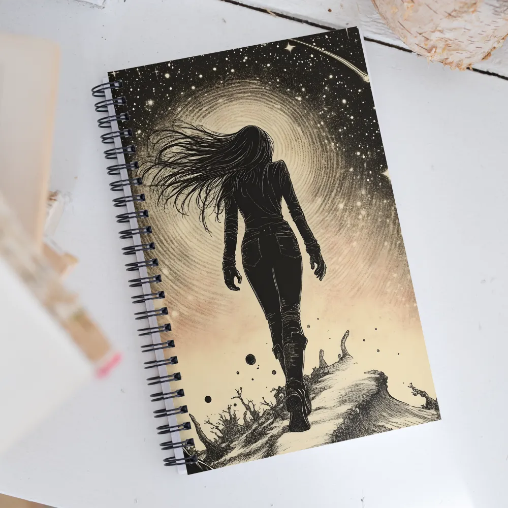 Journey Through the Cosmos | Spiral Notebook