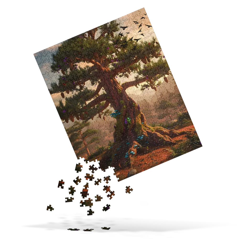Twilight Pine 
 Jigsaw Puzzle