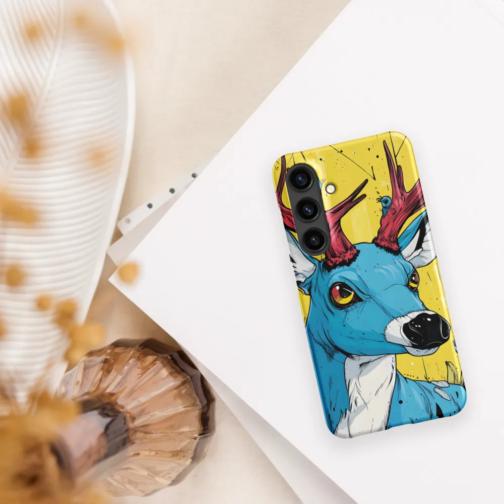 Vivid Antlers: A Modern Take on Nature