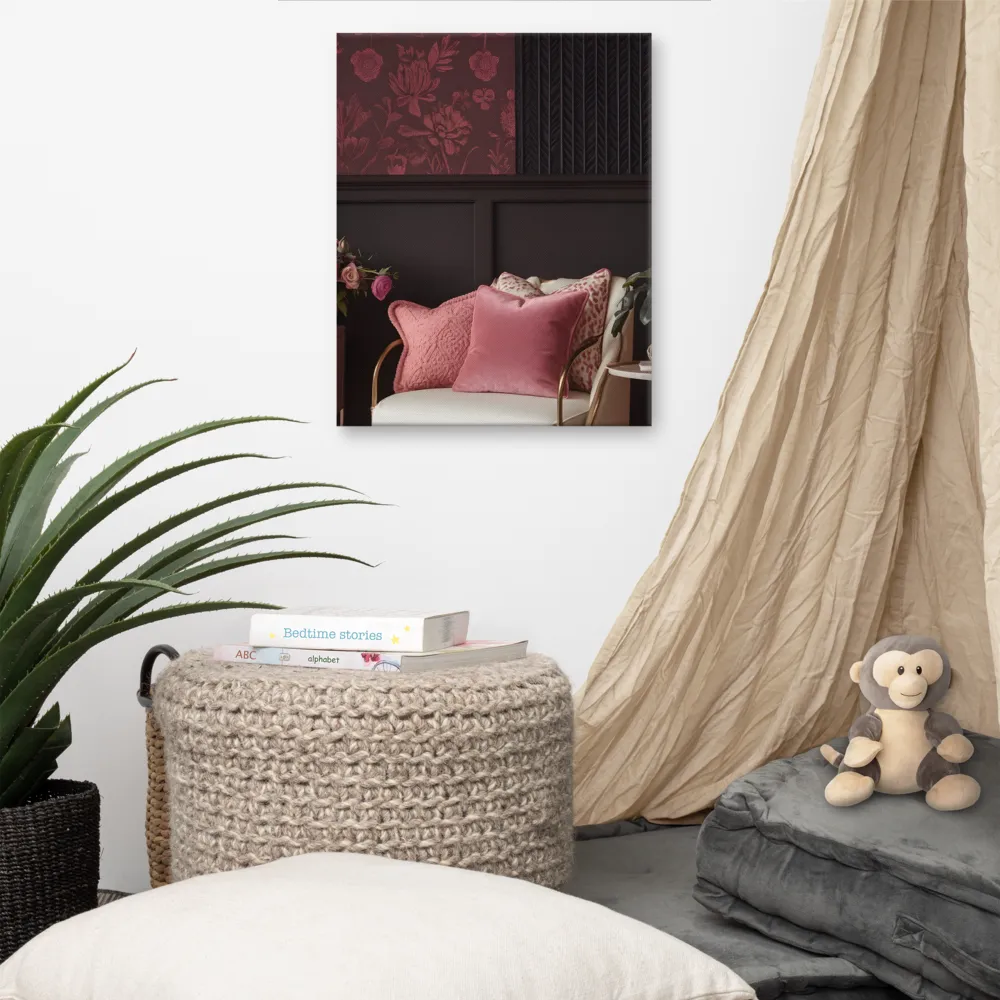 Elegance in Contrast: A Modern Interior Design | Canvas | 16″×20″