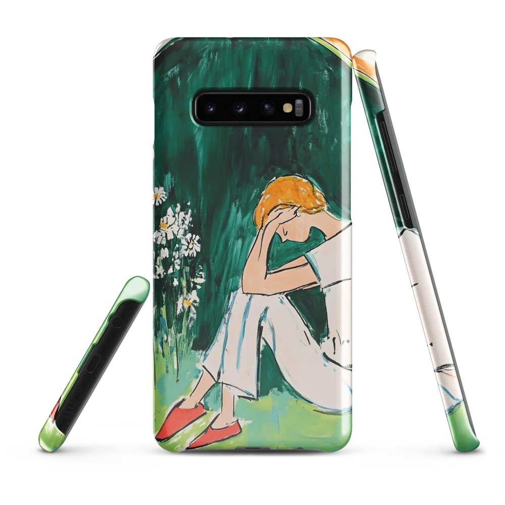 Silent Sorrow | Phone Case |  S10 Plus | Snap Case | Glossy