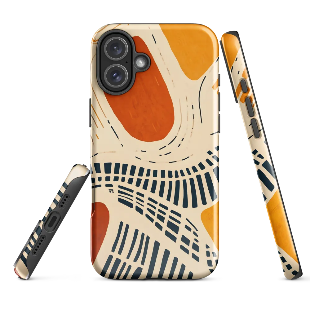 Urban Patterns in Harmony | Phone Case |  16 Plus | Tough Case | Glossy