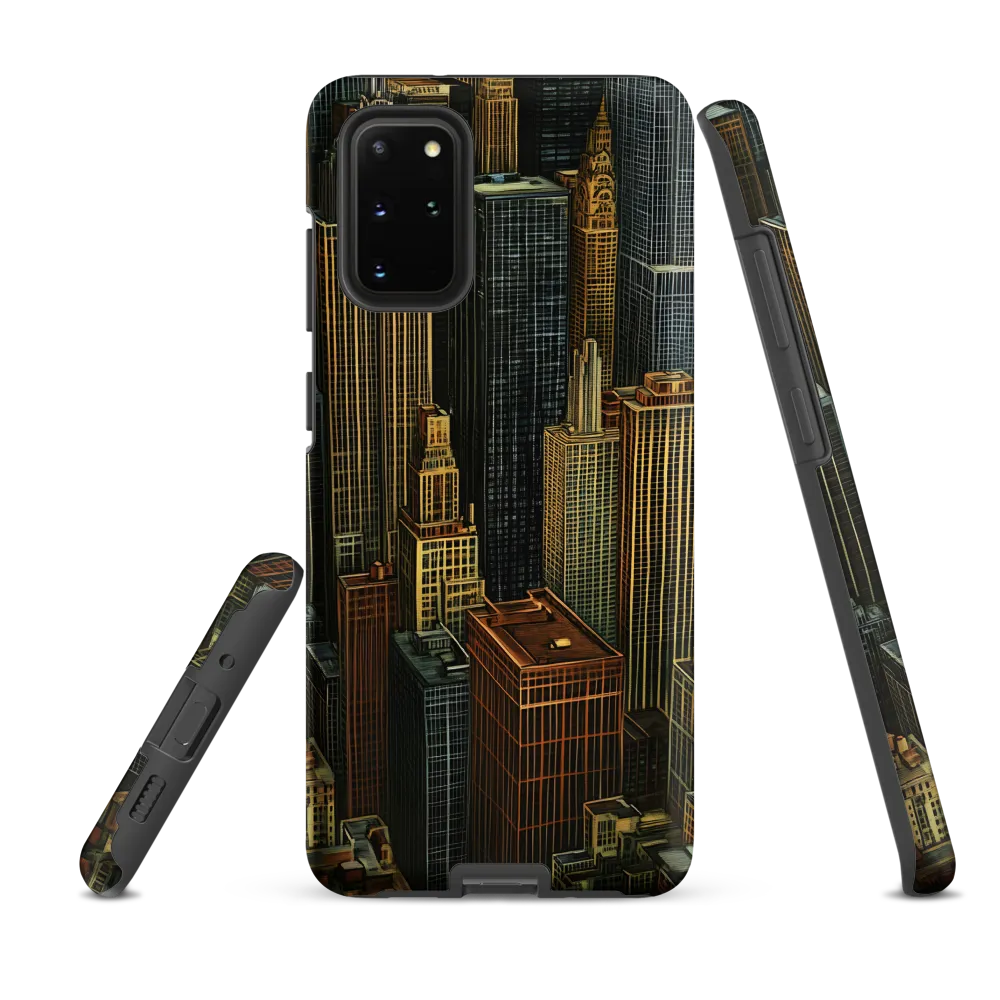 Urban Elegance: A Golden Cityscape