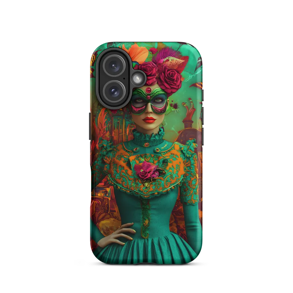 Enchanted Elegance: A Portrait of Mystique | Phone Case