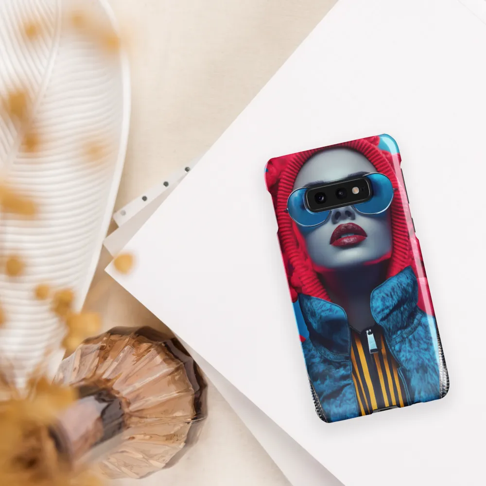 Bold Elegance in Digital Fashion | Phone Case |  S10e | Snap Case | Glossy