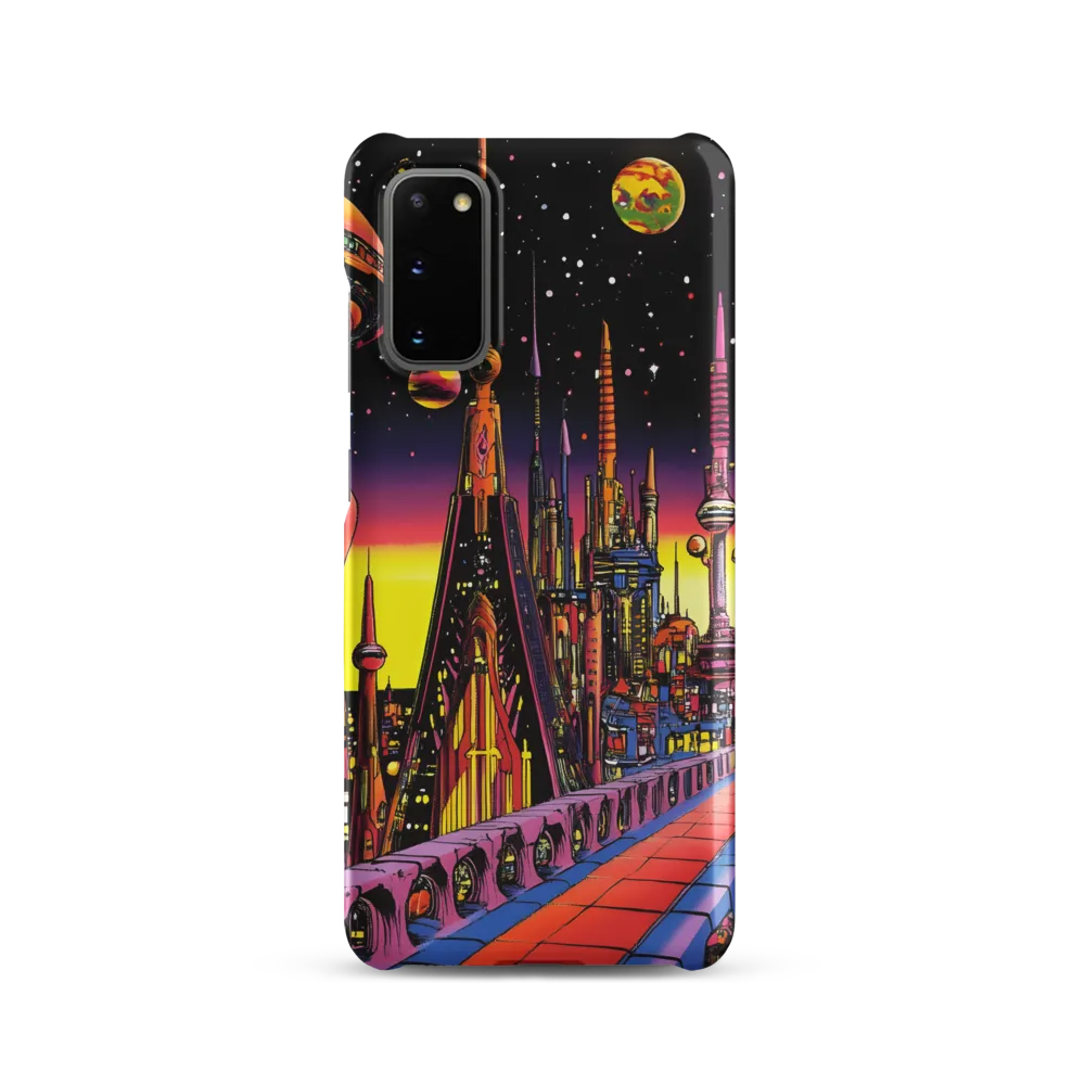 Futuristic Cosmos: A Journey Through Neon Cities