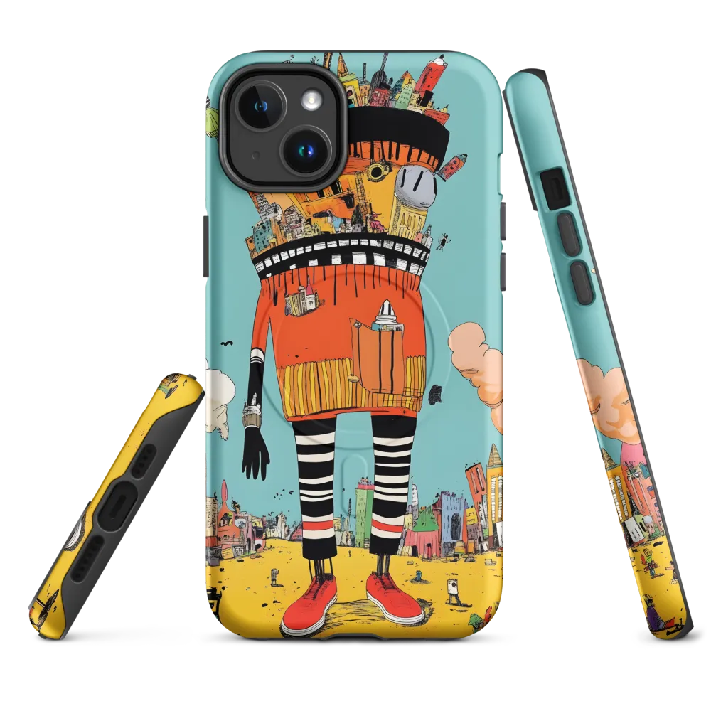 Urban Fantasia: A Whimsical Encounter | Phone Case |  14 Plus | MagSafe® Tough Case | Matte