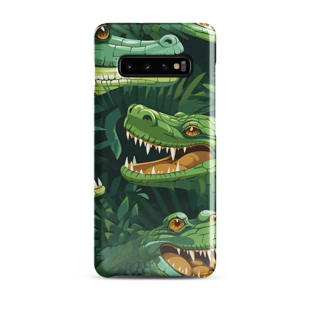 Fierce Crocodilian Medley | Phone Case |  S10 Plus | Snap Case | Glossy