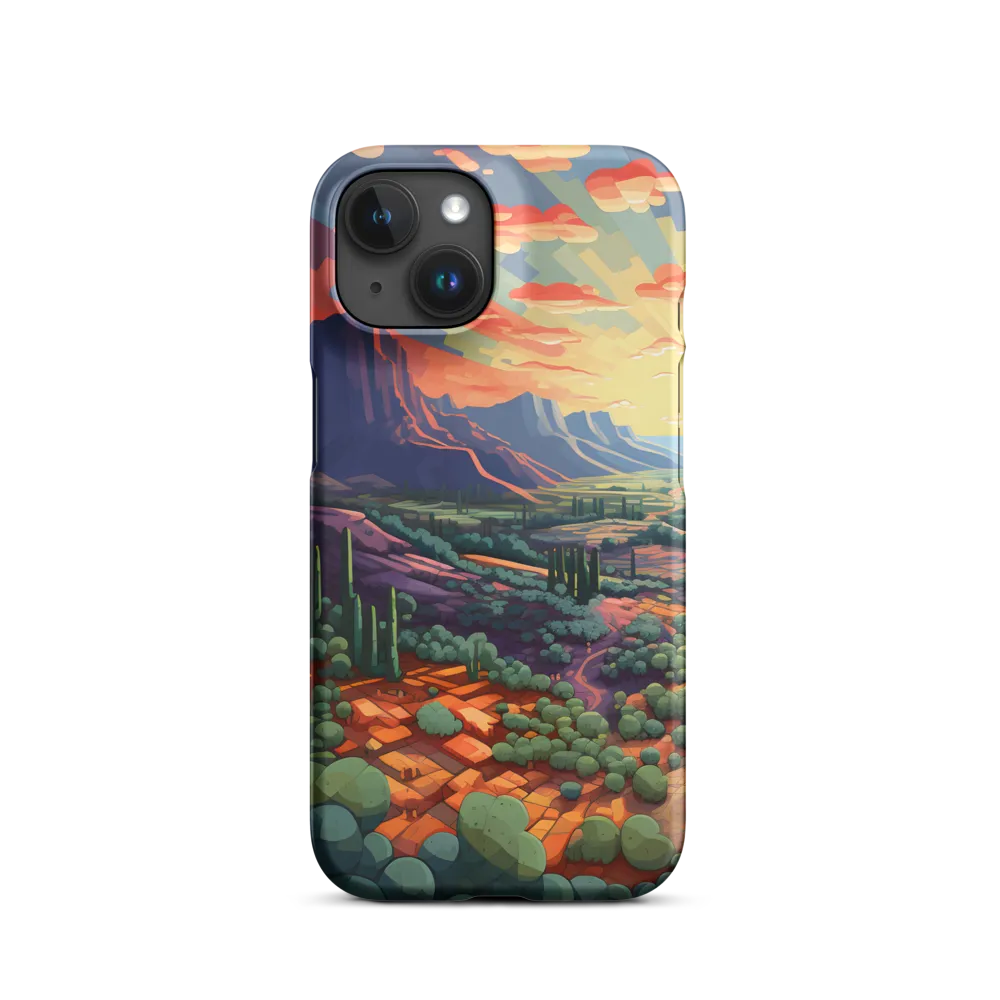 Desert Serenity at Dusk | Phone Case |  15 | Snap Case | Matte