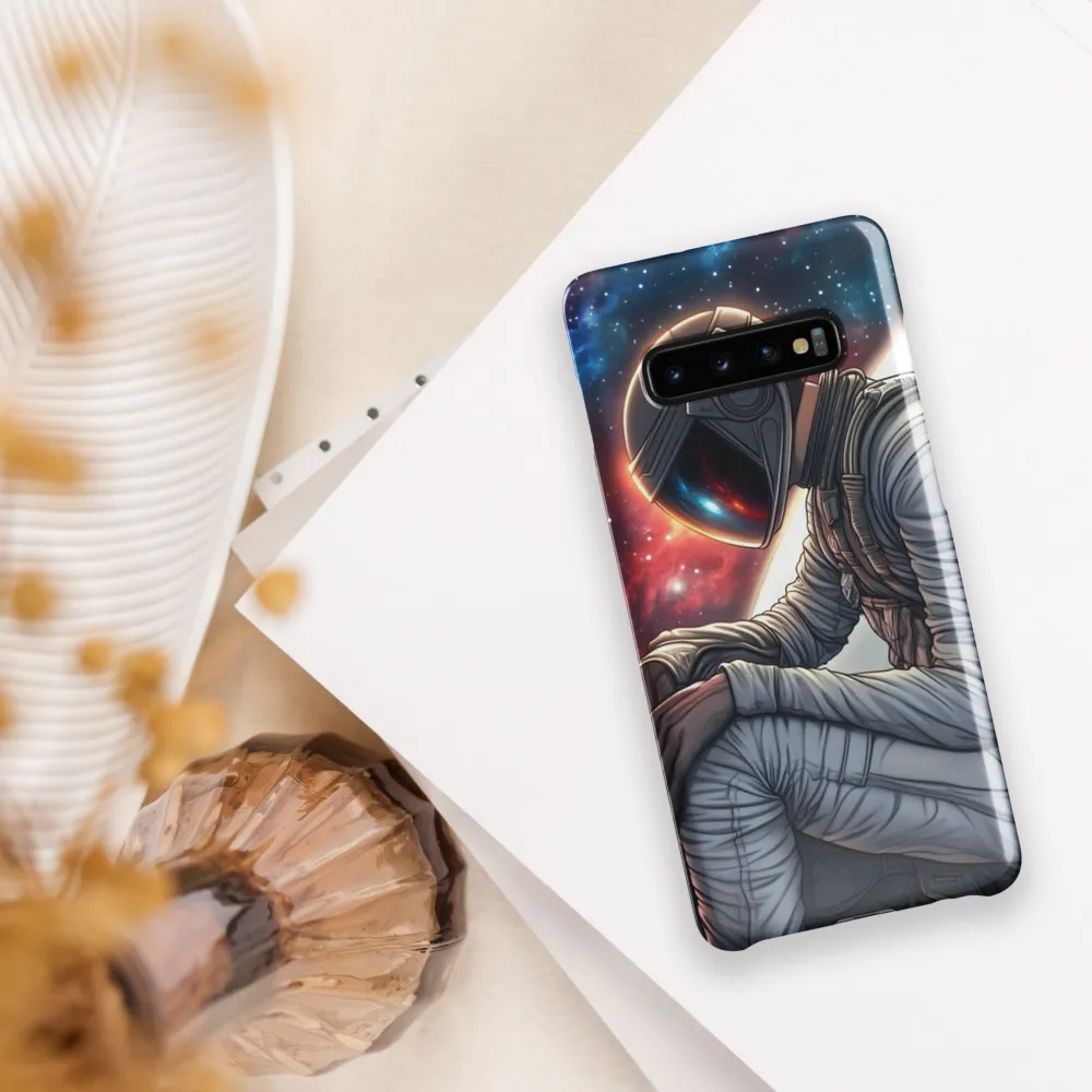 Contemplation in the Cosmos | Phone Case |  S10 Plus | Snap Case | Glossy