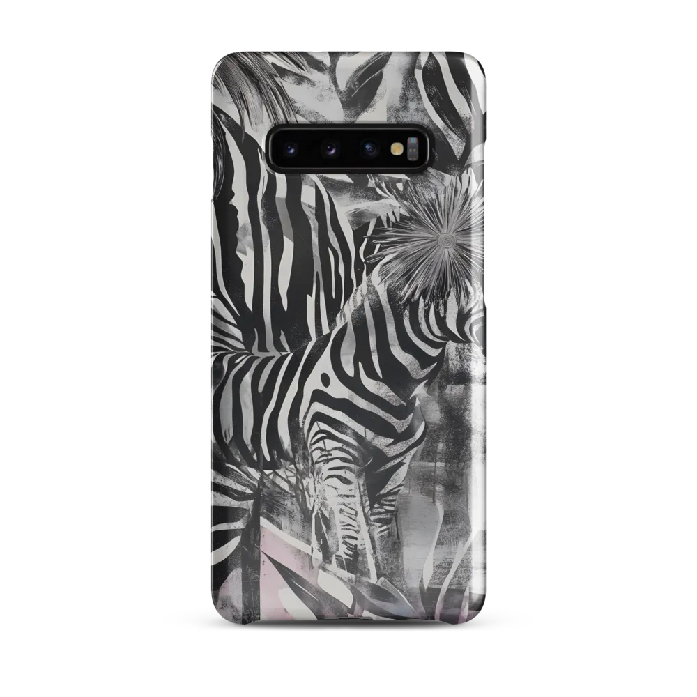 Zebra in the Jungle of Illusions | Phone Case |  S10 Plus | Snap Case | Glossy