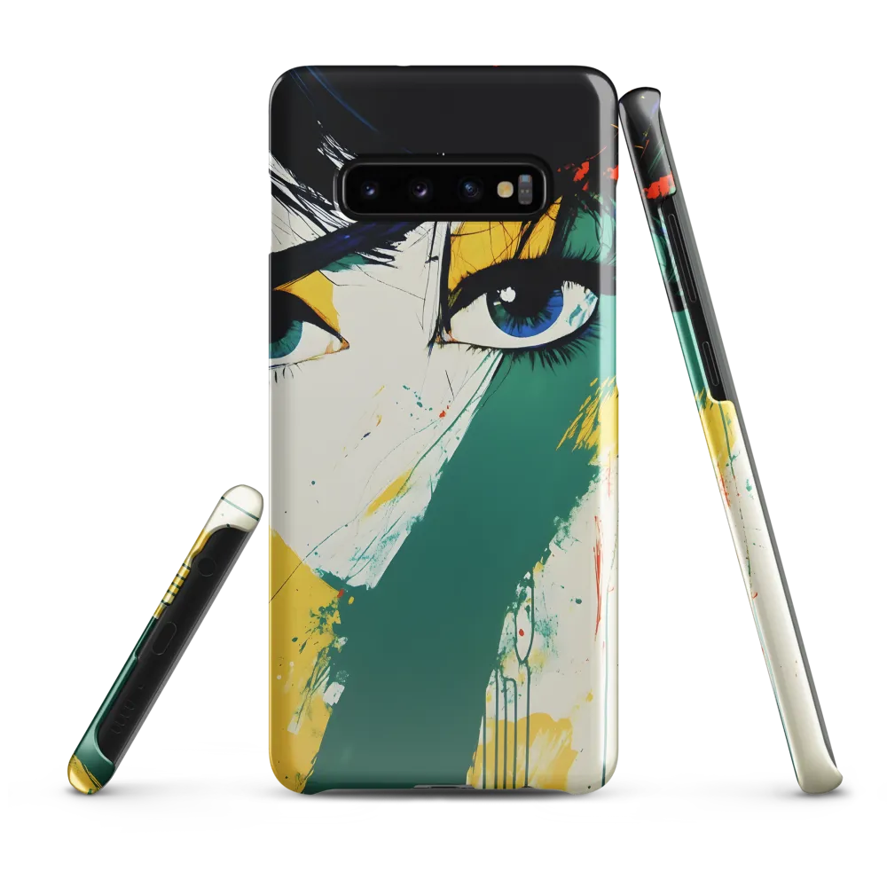 Eyes of Intrigue | Phone Case |  S10 Plus | Snap Case | Glossy