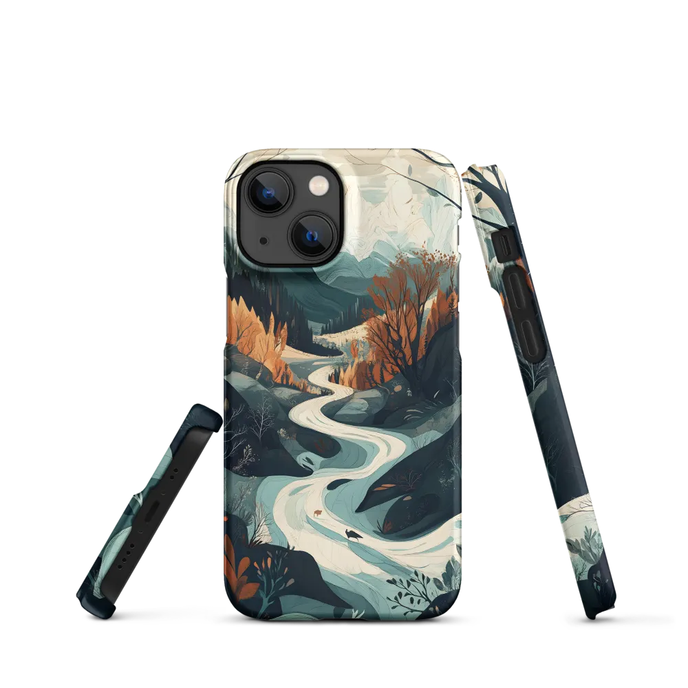 Winding Serenity: A Digital Landscape